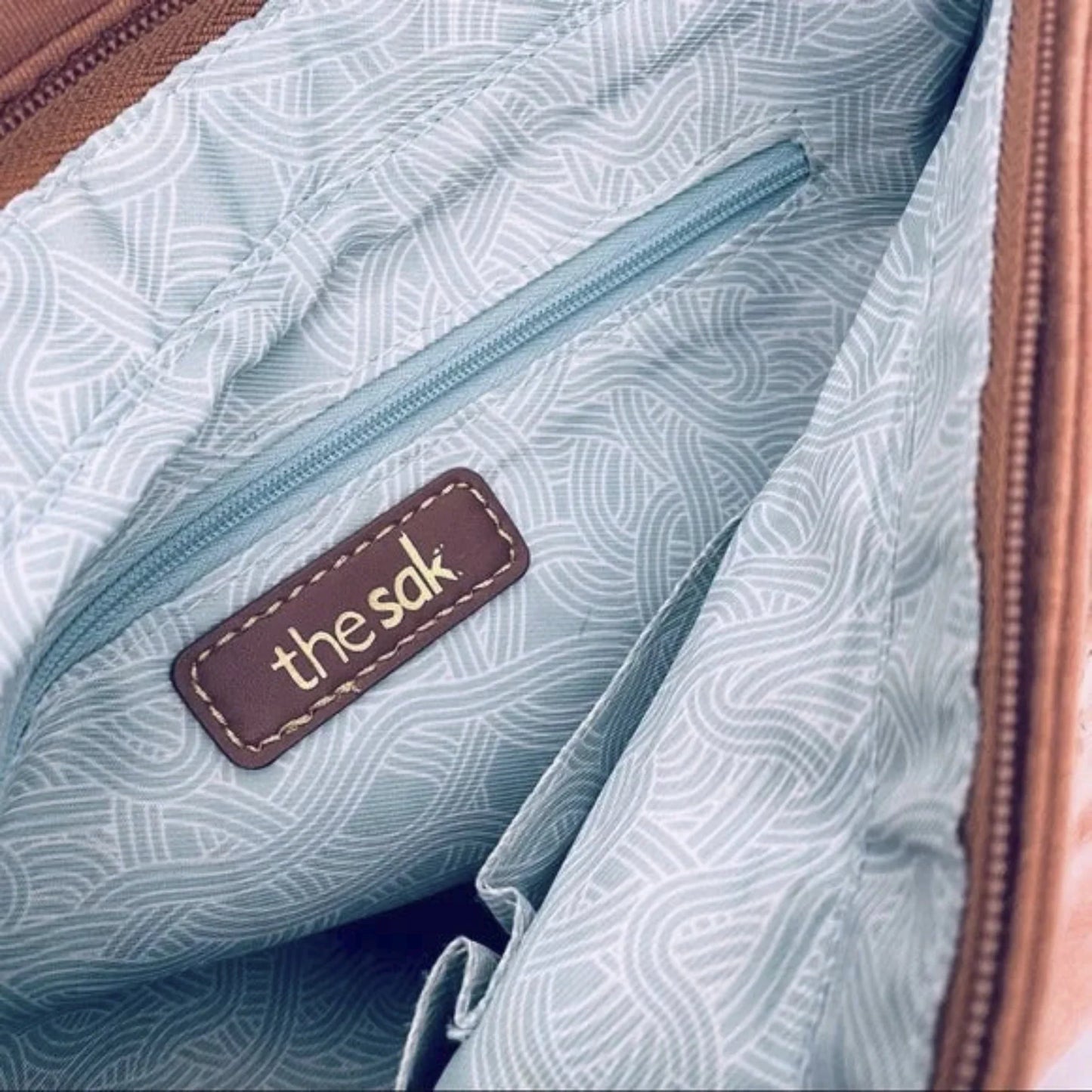 THE SAK Tobacco Embossed Floral Ventura Convertible Backpack
