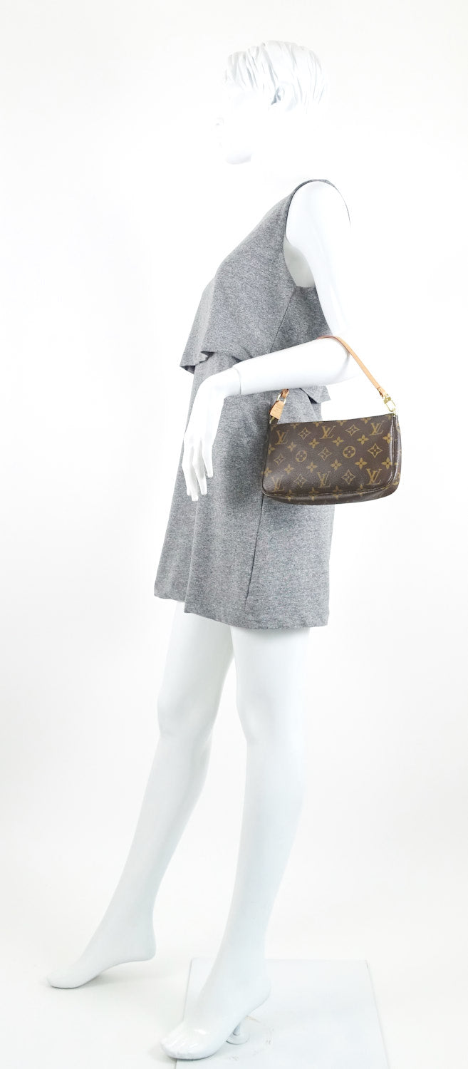 Louis Vuitto Pochette Accessoires Monogram Canvas Evening Bag