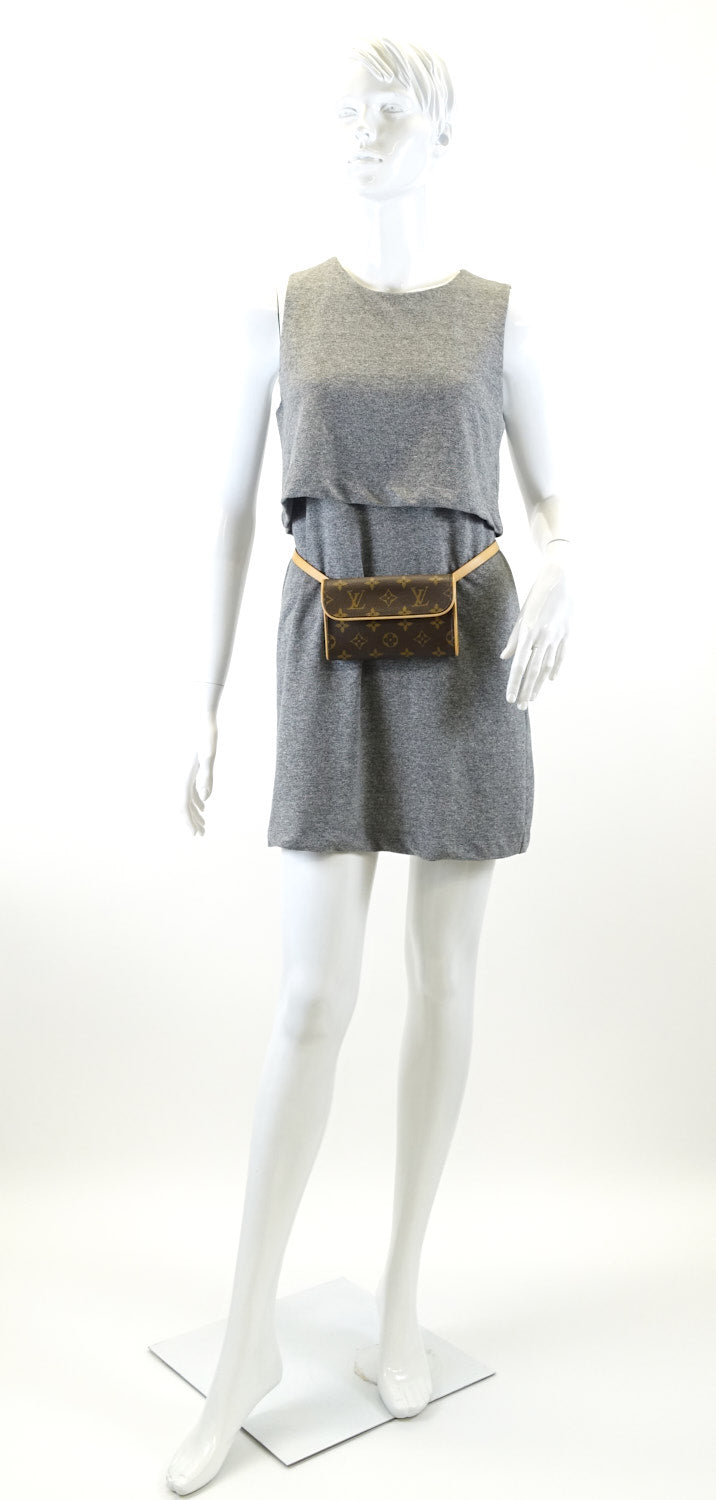 Louis Vuitto Pochette Florentine Small Monogram Canvas Waist Bag