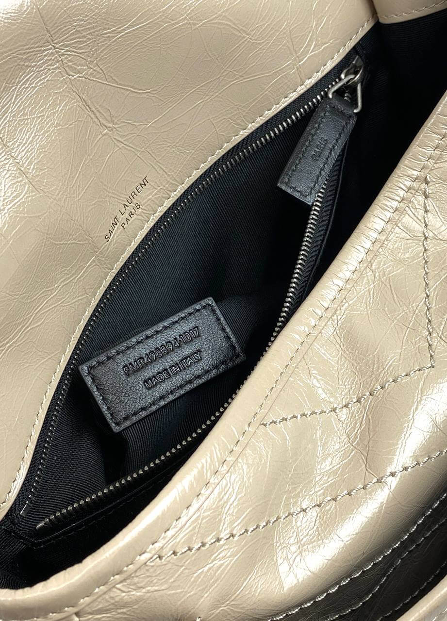 SAINT LAURENT NIKI BAGS beige