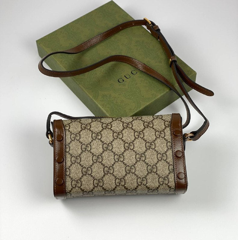 Gucci Horsebit 1955 mini bag GG Supreme canvas