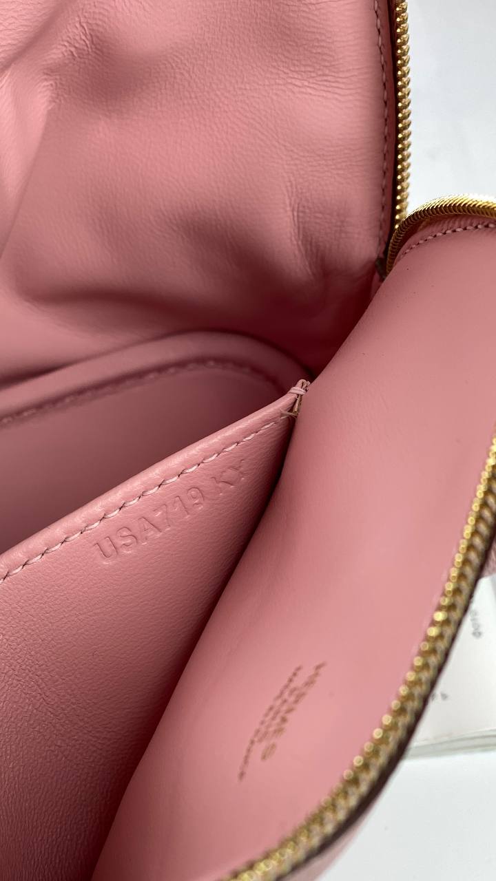 Hermès bag Bolide Mini Chevre rose Gold Hardware