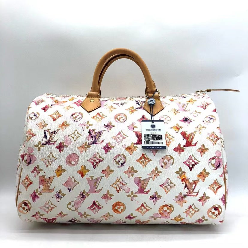 Louis Vuitton Speedy 35 Multicolore Canvas Handbag