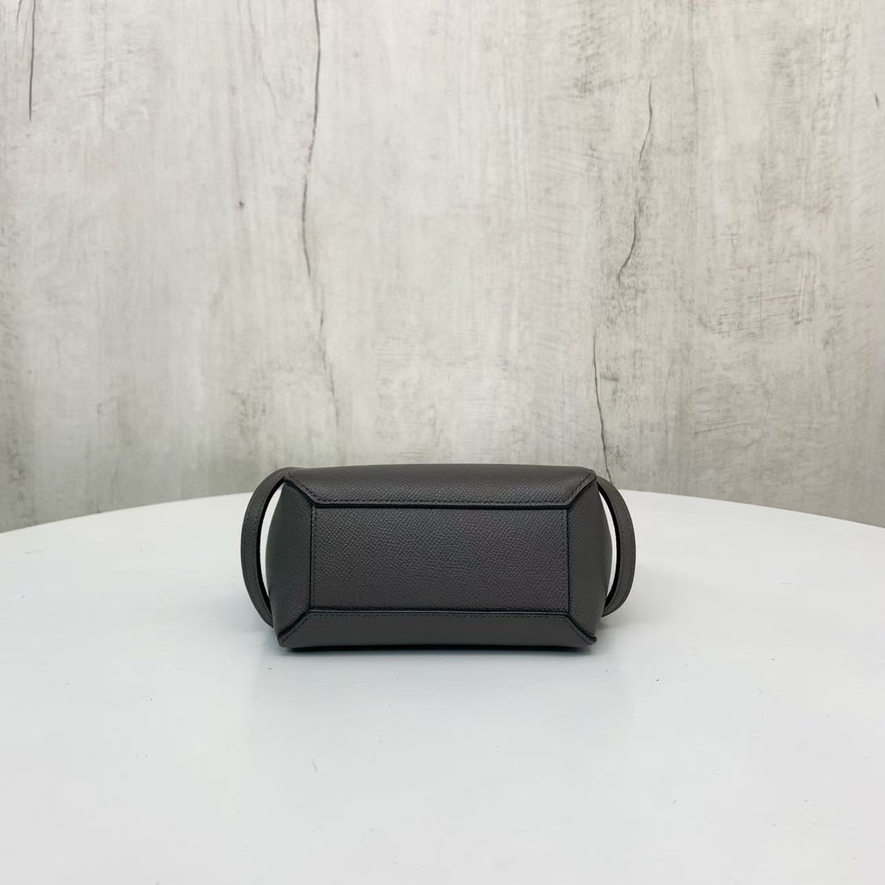 Celine Belt Bag Gray Leather Medium Two-Way