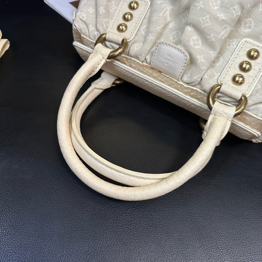 Louis Vuitton Beige Tannin Canvas Boston Handbag