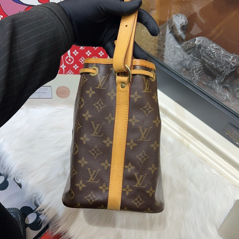 Louis Vuitton Monogram Noe Brown Canvas Bucket Bag Medium