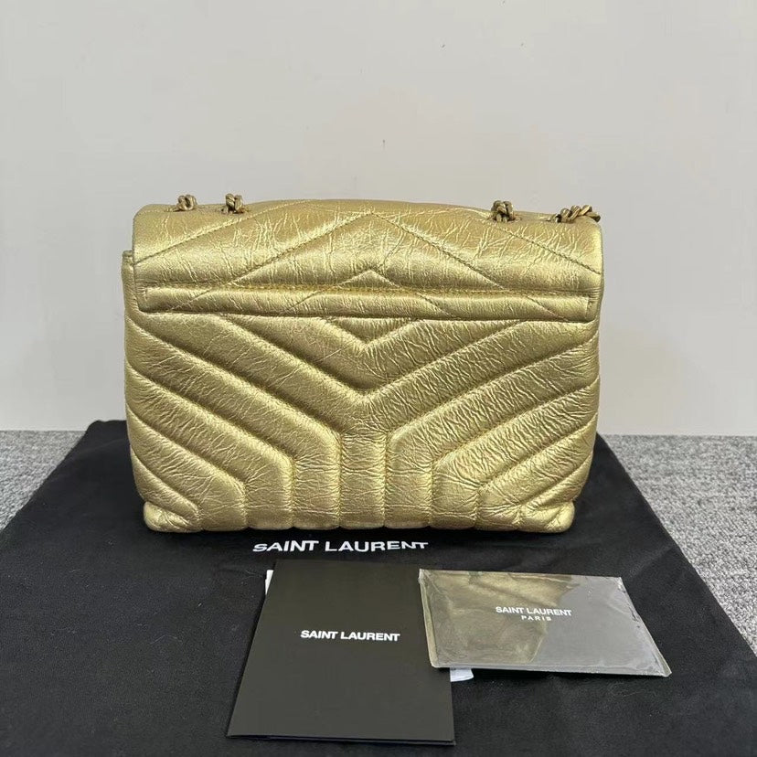Saint Laurent Niki Gold Chain Bag