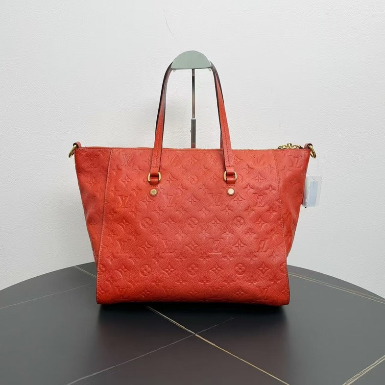 Louis Vuitton Monogram Empreinte Audacieuse Red Two-Way Bag