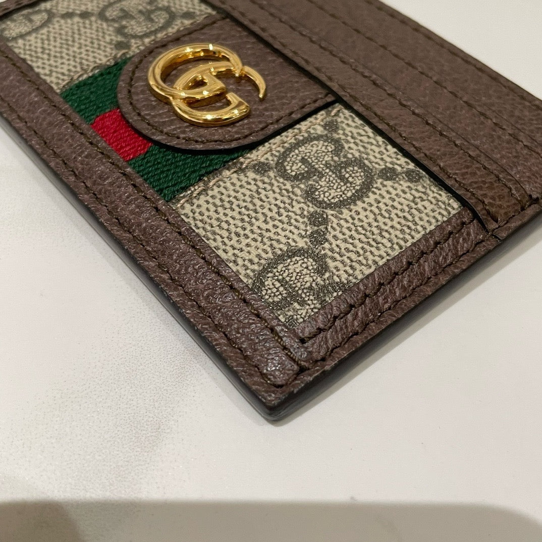 Gucci Ophidia Brown Card Holder