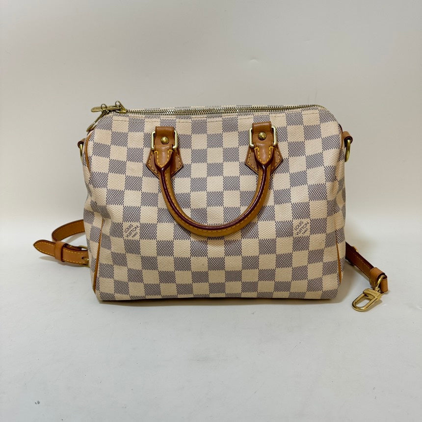 Louis Vuitton Speedy 25 Damier Azur Handbag