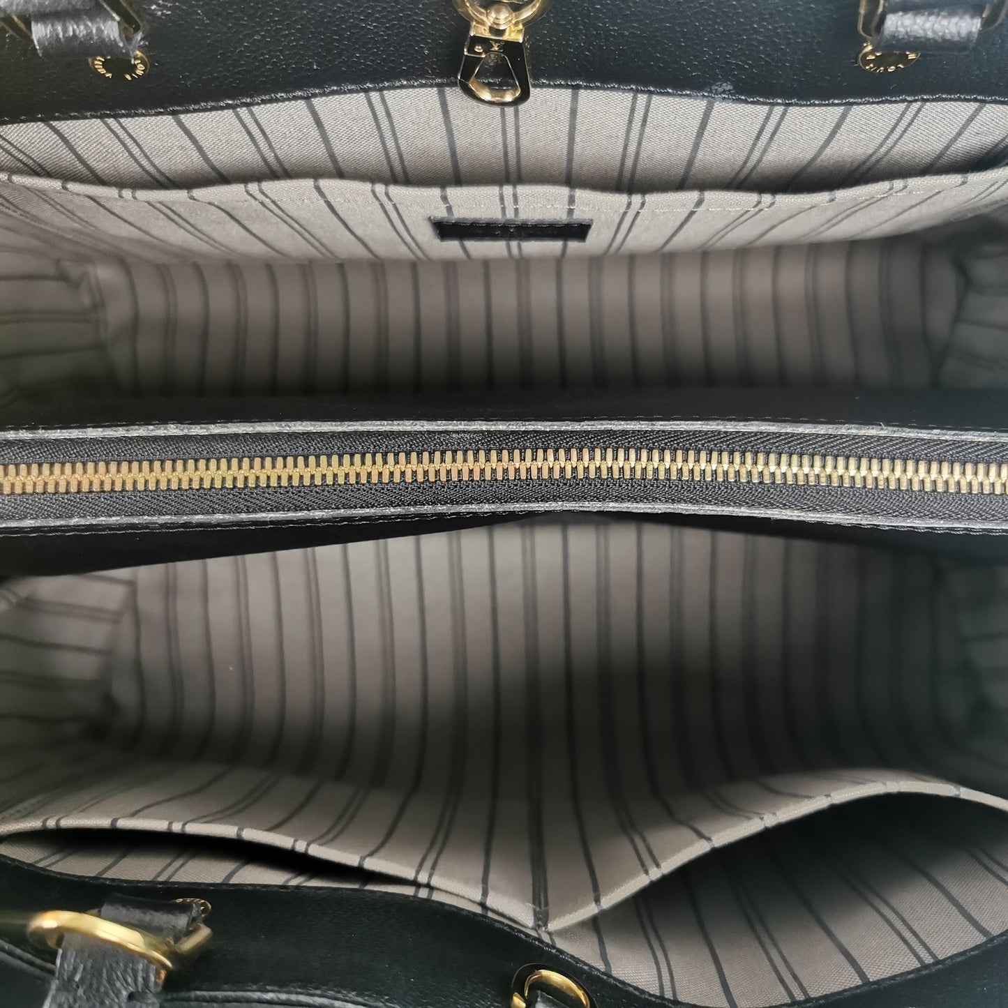 Louis Vuitton Montaigne GM Black Monogram Empreinte