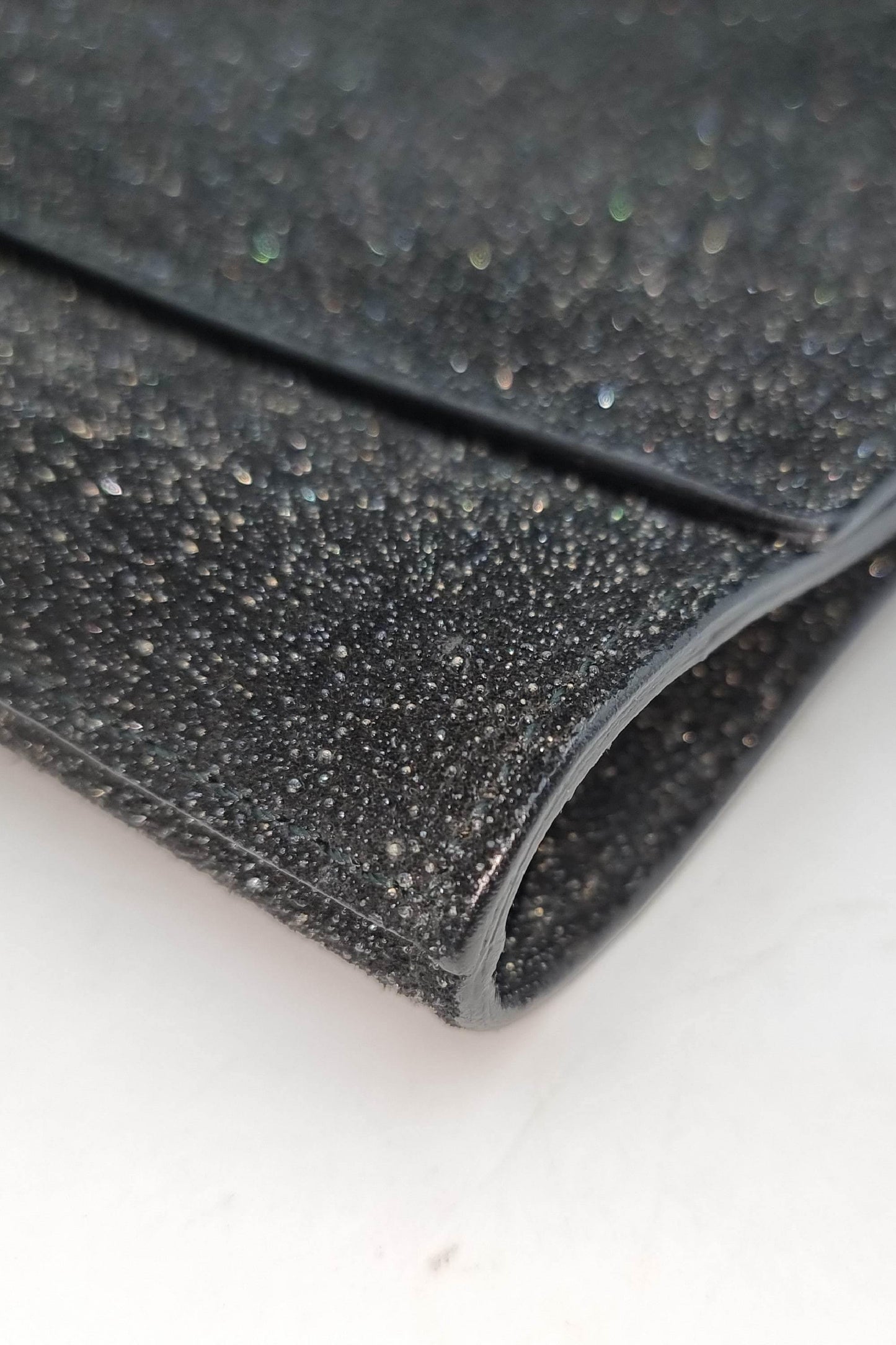 Chyc Clutch Black Glitter