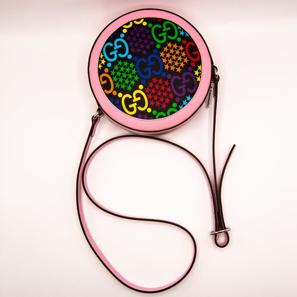 GG Psychedelic Round Shoulder Bag 603938