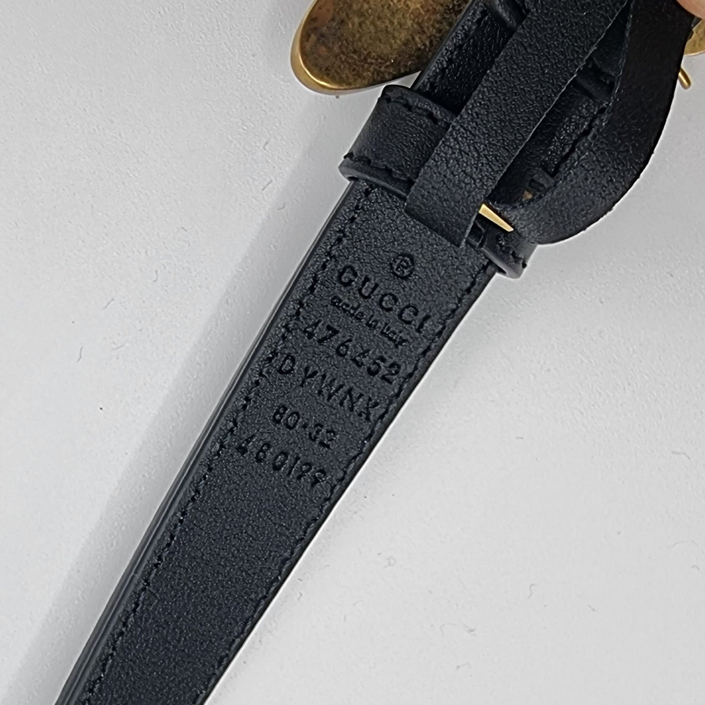 Queen Margaret Bee Belt Calfskin cm 80