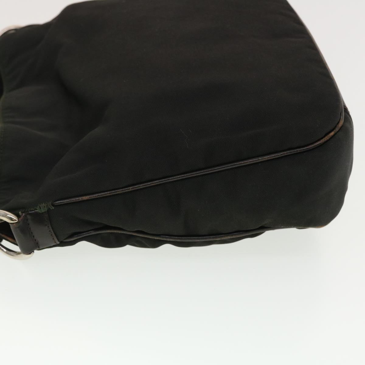 GUCCI Hand Bag Nylon 2way Brown 001 1633 002058 ti1049
