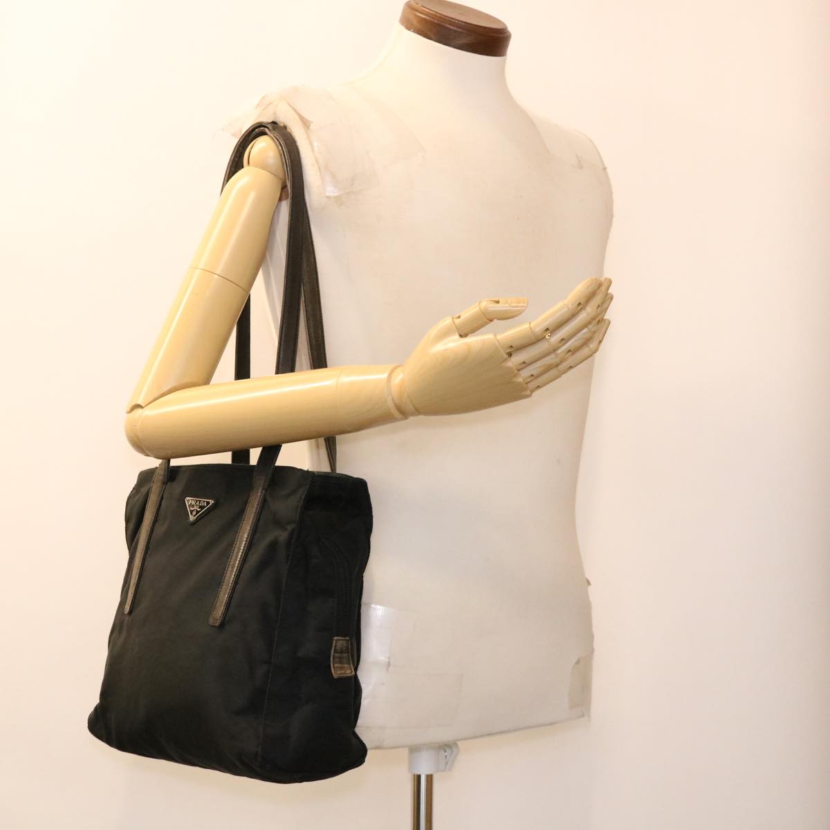 FENDI Shoulder Bag Nylon Black ti960