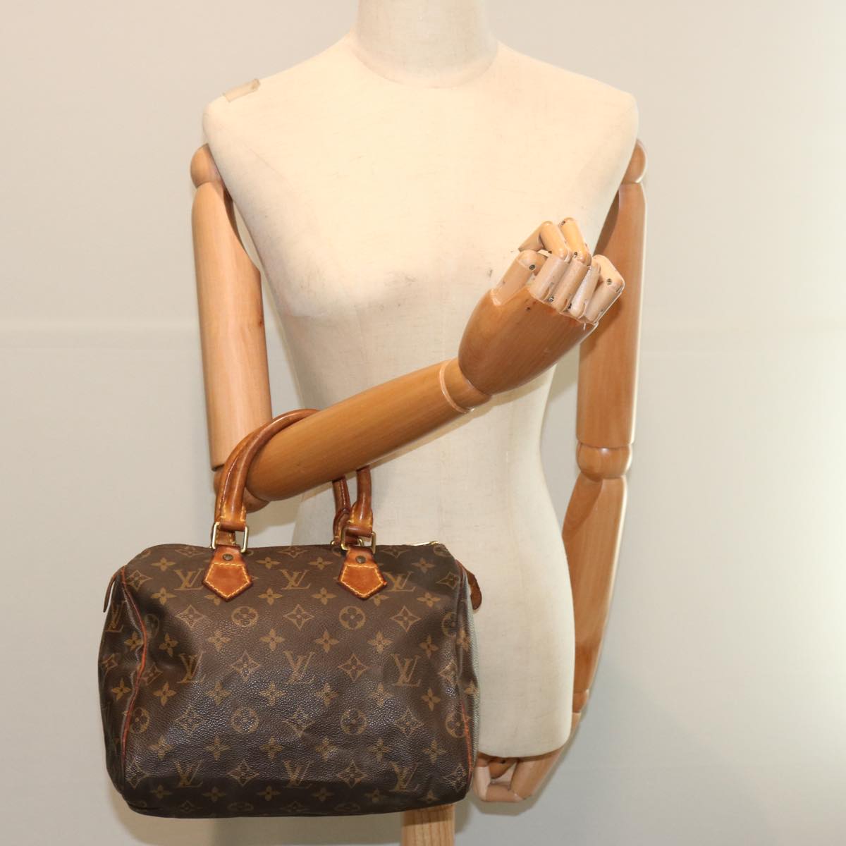 LOUIS VUITTON Monogram Speedy 25 Hand Bag M41528 LV yk11721