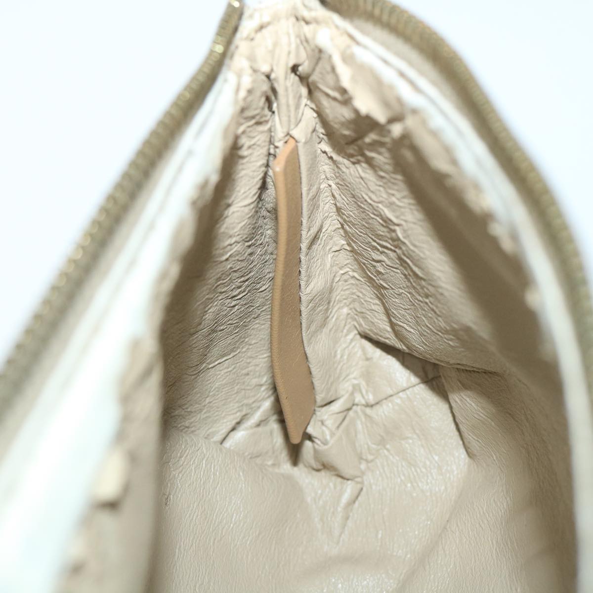 FENDI Zucchino Canvas Pouch Beige yk9285