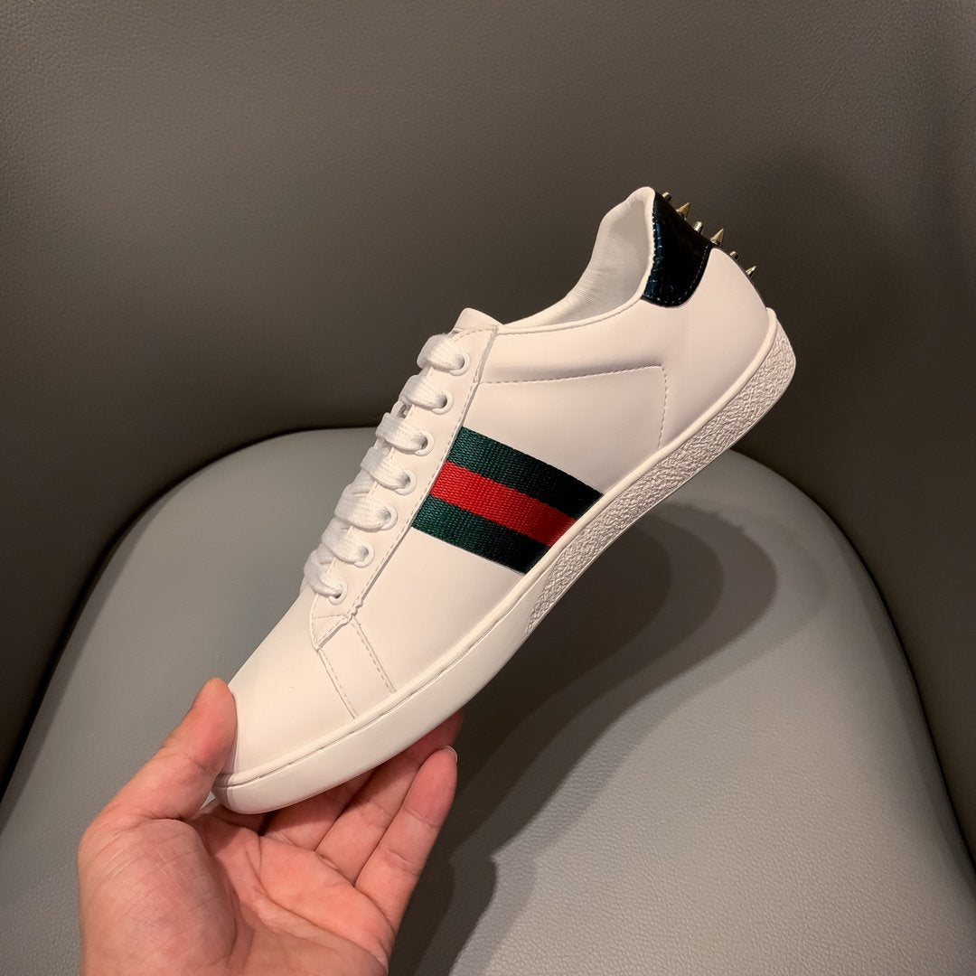 GLM-GCI  ACE LEATHER SNEAKER WITH  PEARL110