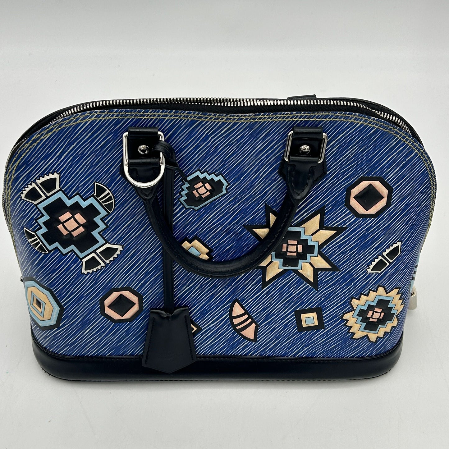 LOUIS VUITTON Epi Azteque Alma BB Denim Light LA15054
