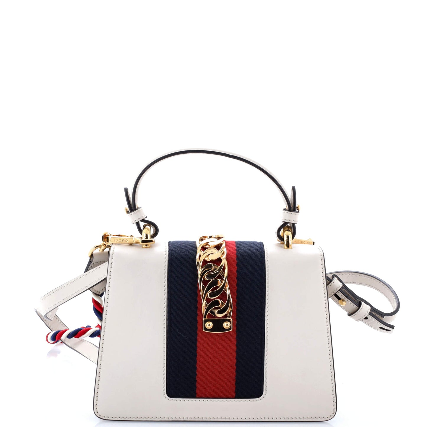 Sylvie Top Handle Bag Embroidered Leather Mini