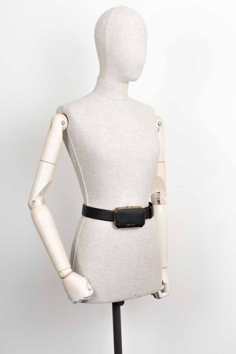 PRADA MinaudiÃ¨re Belt Black
