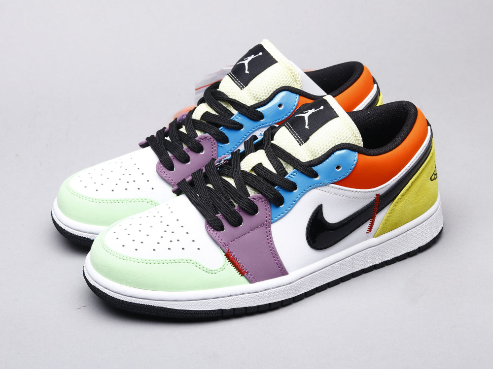 GLM - AJ1 rainbow stitching