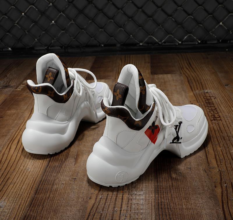 GLM - LUV Archlight White Brown Sneaker
