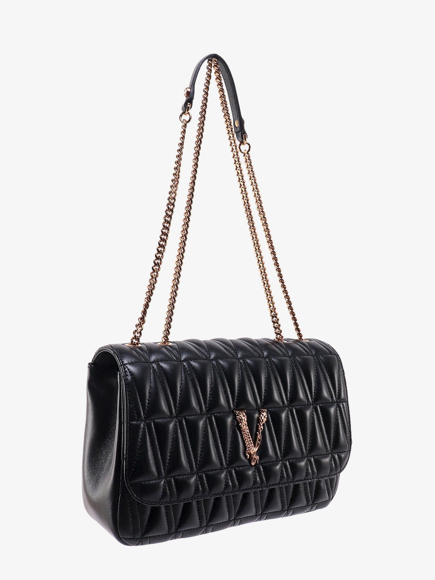 Versace Woman Versace Woman Black Shoulder Bags