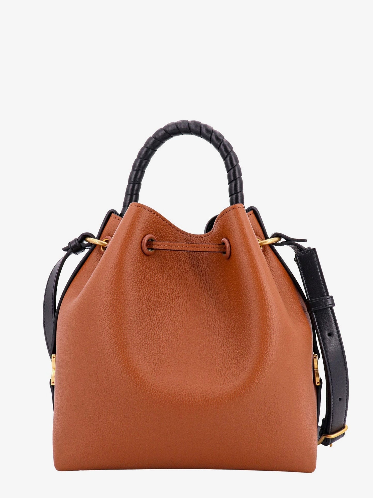Chloe' Woman Chloe' Woman Brown Bucket Bags