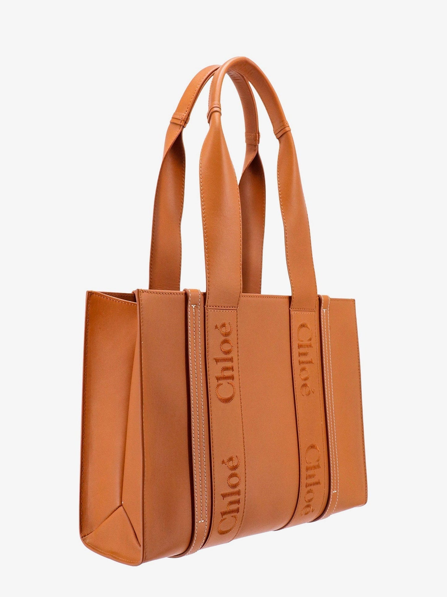 Chloe' Woman Chloe' Woman Brown Shoulder Bags