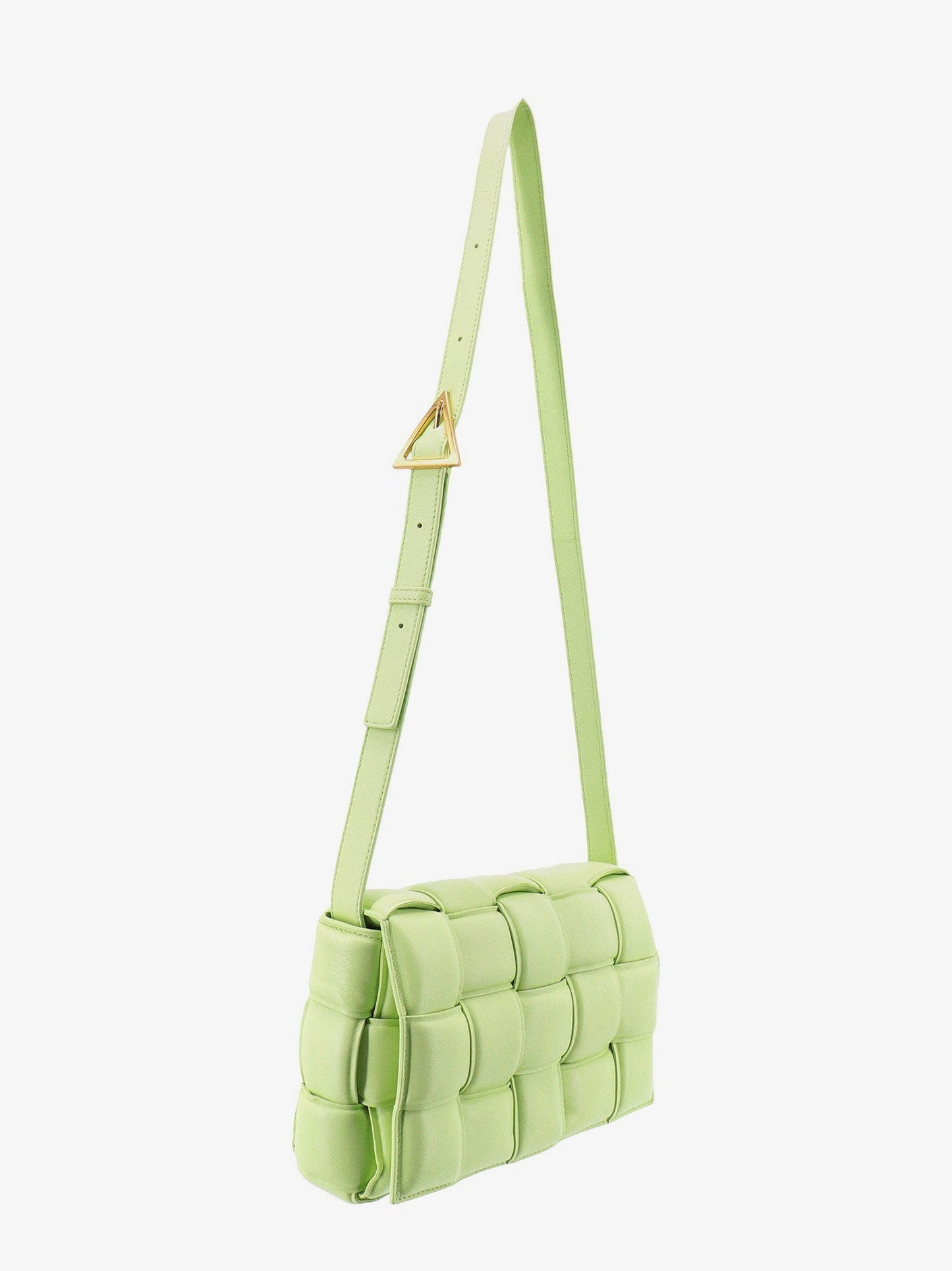 Bottega Veneta Woman Bottega Veneta Woman Green Shoulder Bags
