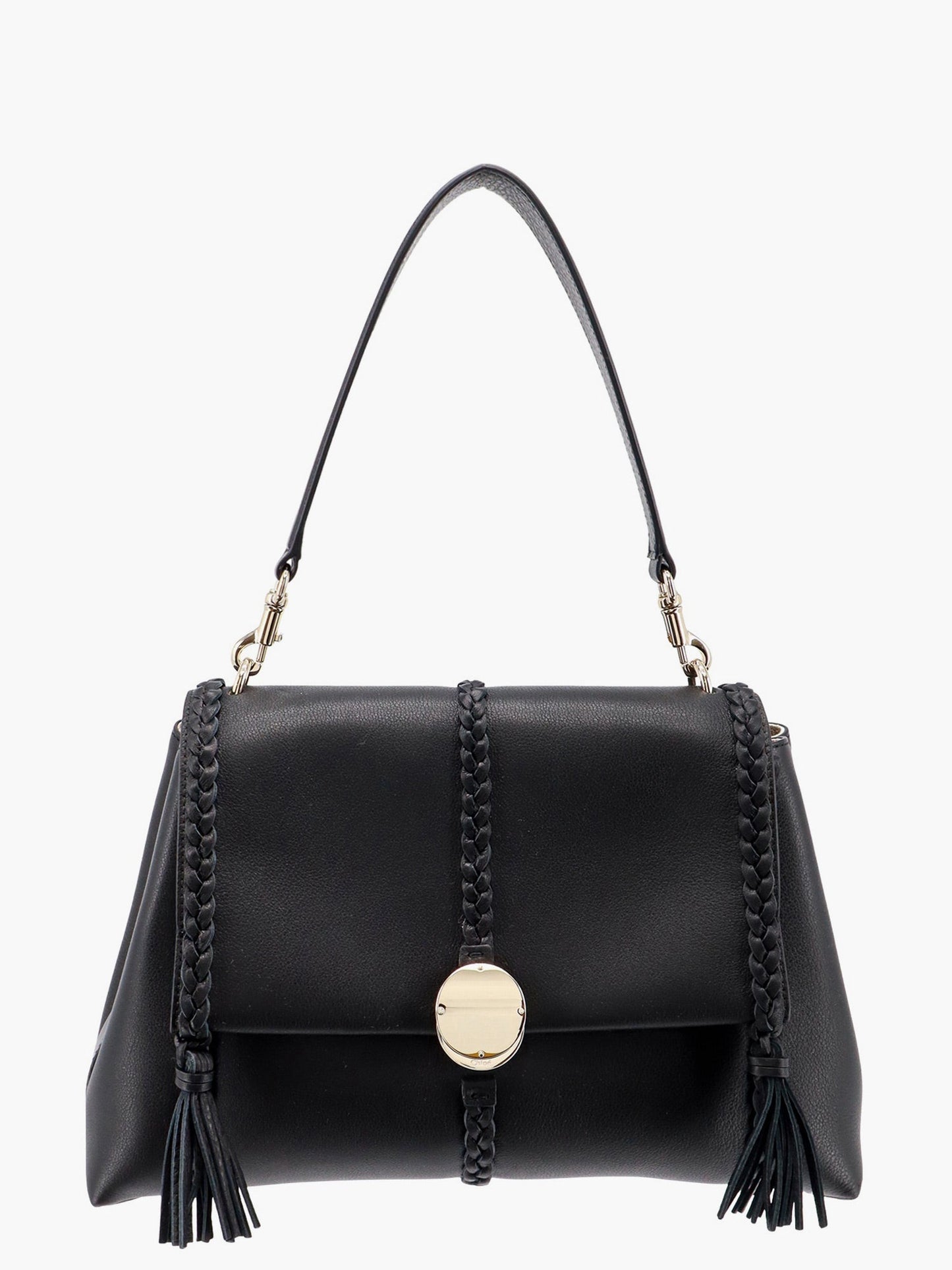 Chloe' Woman Chloe' Woman Black Shoulder Bags