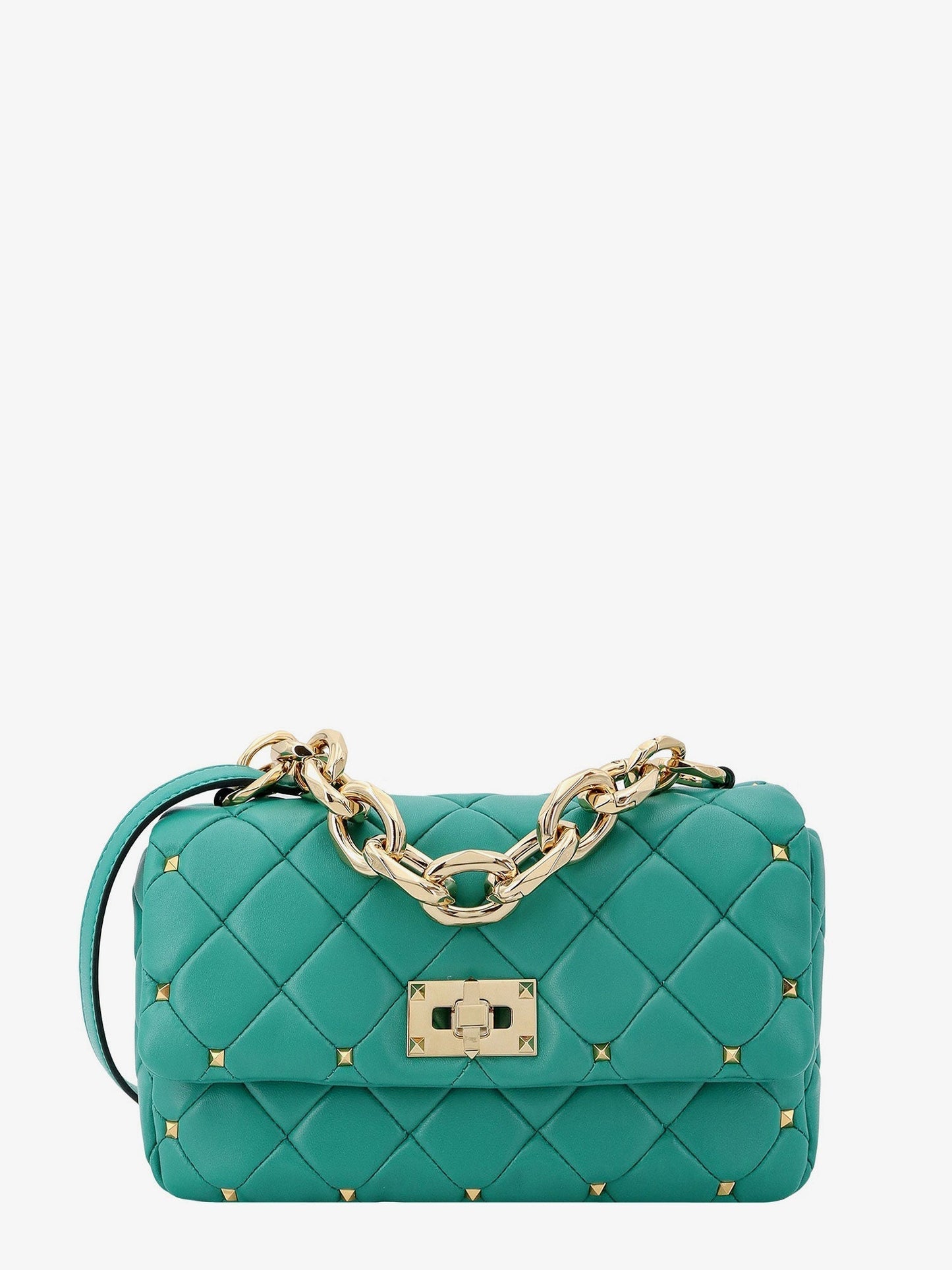 Valentino Garavani Woman Valentino Garavani Woman Green Shoulder Bags