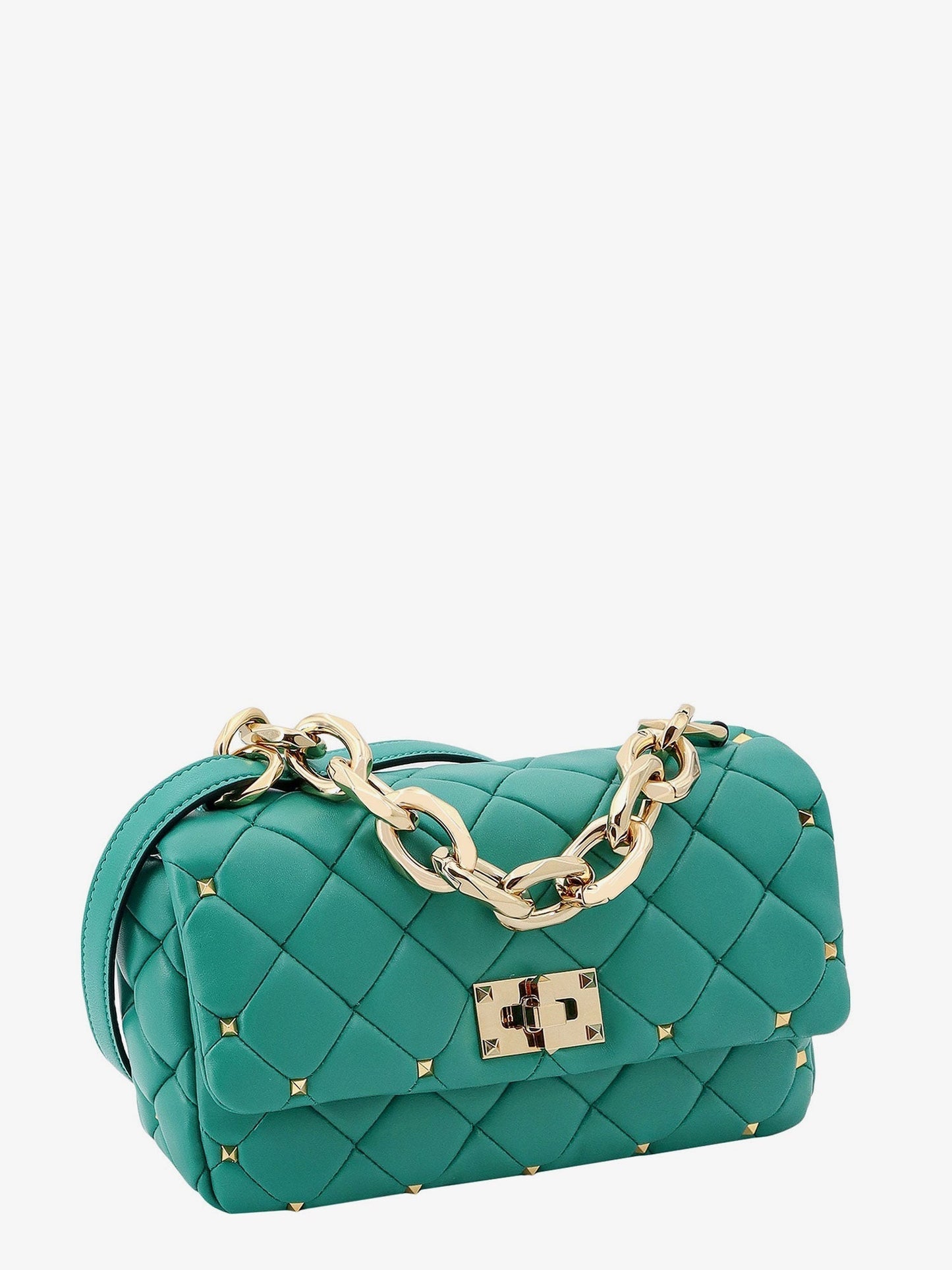 Valentino Garavani Woman Valentino Garavani Woman Green Shoulder Bags