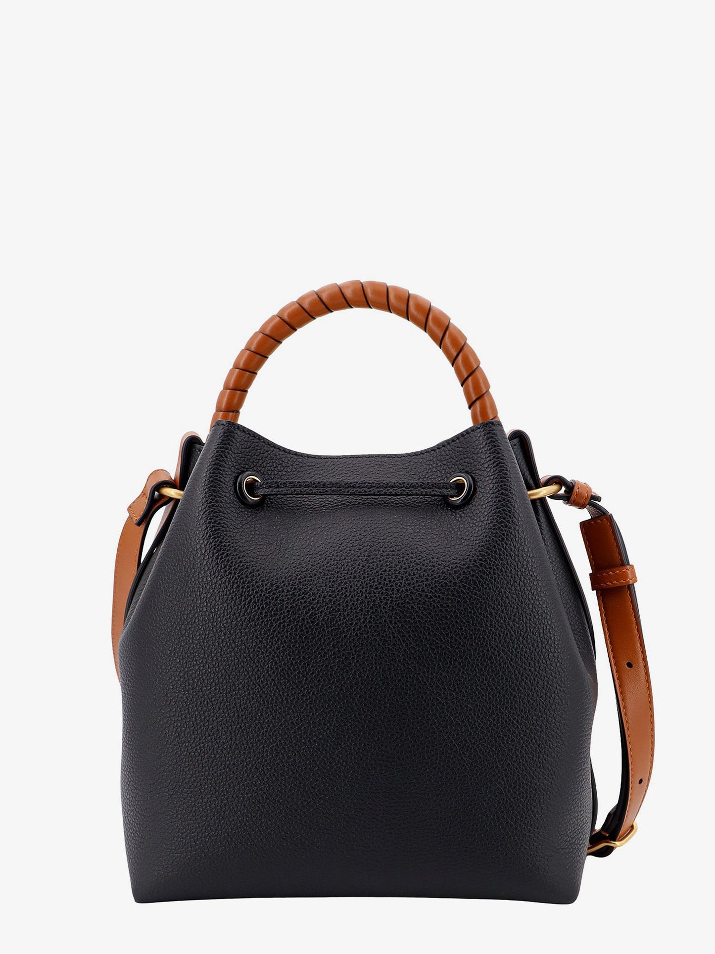 Chloe' Woman Chloe' Woman Brown Bucket Bags