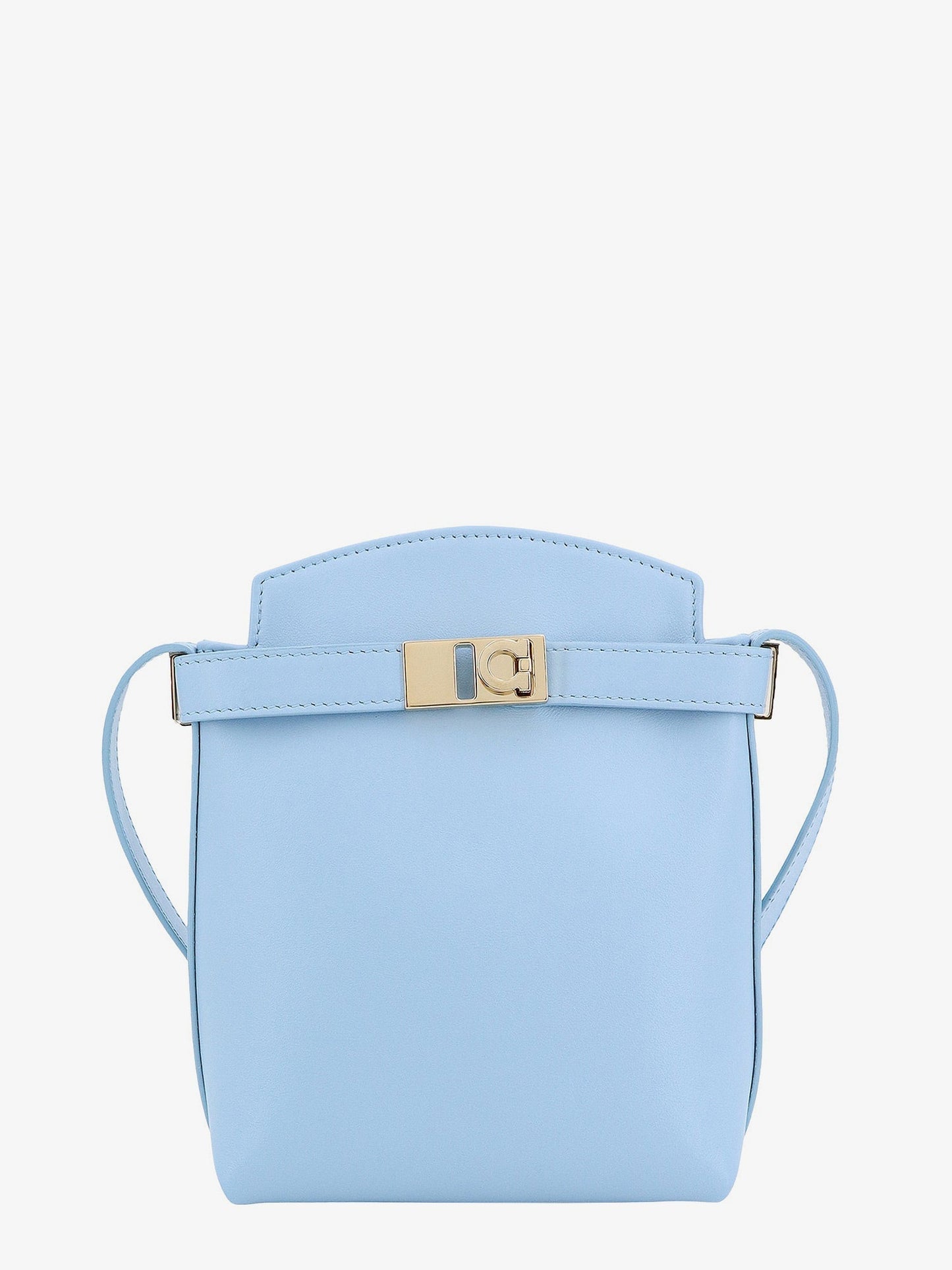 Ferragamo Woman Ferragamo Woman Blue Shoulder Bags