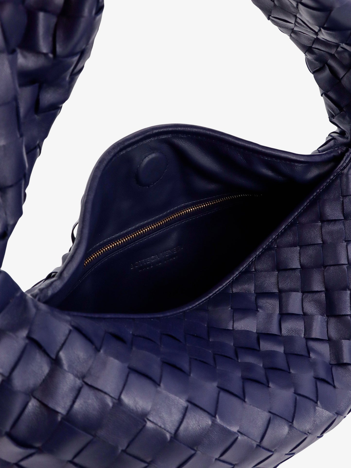 Bottega Veneta Woman Bottega Veneta Woman Blue Shoulder Bags