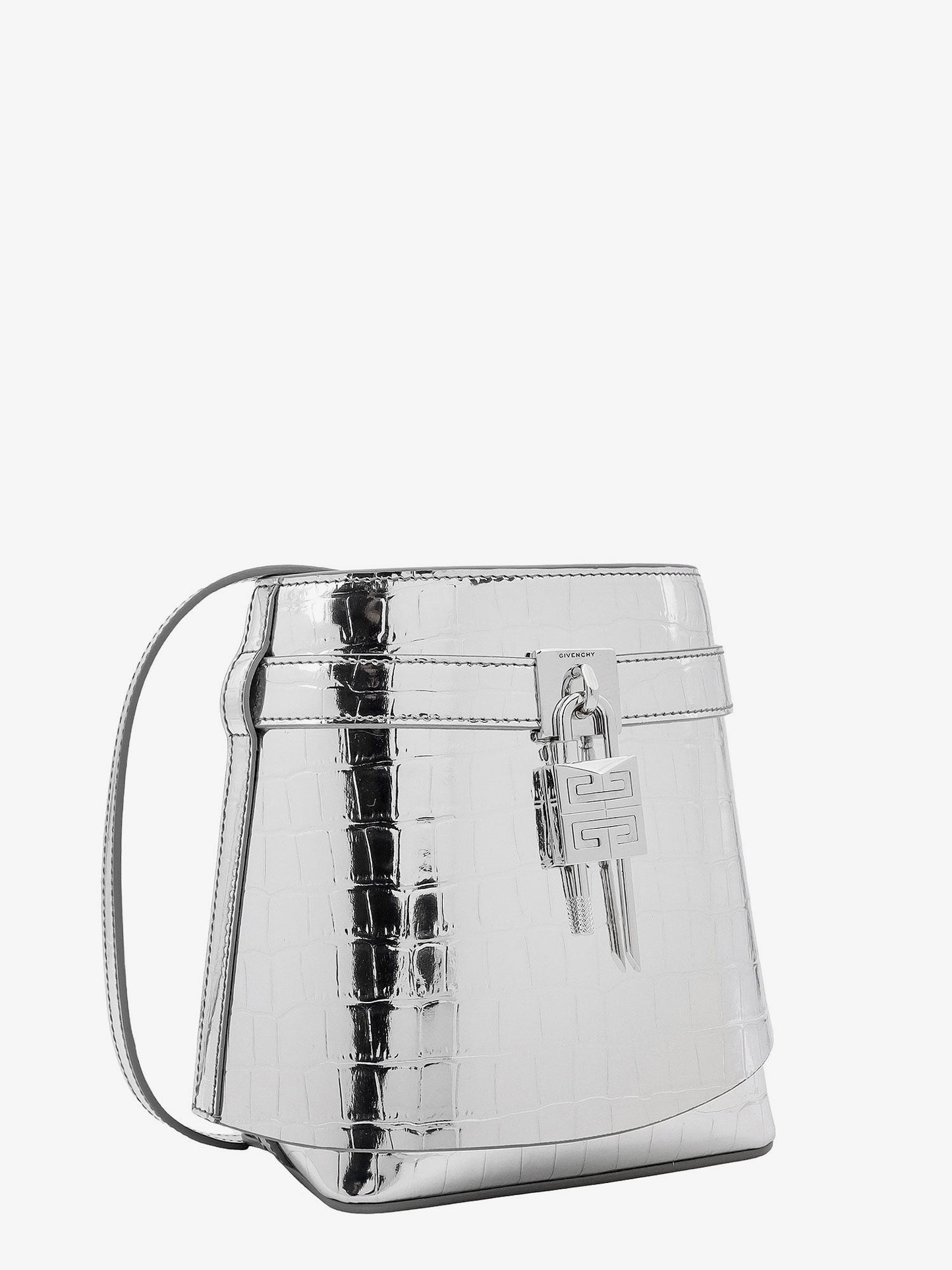 Givenchy Woman Givenchy Woman Silver Bucket Bags