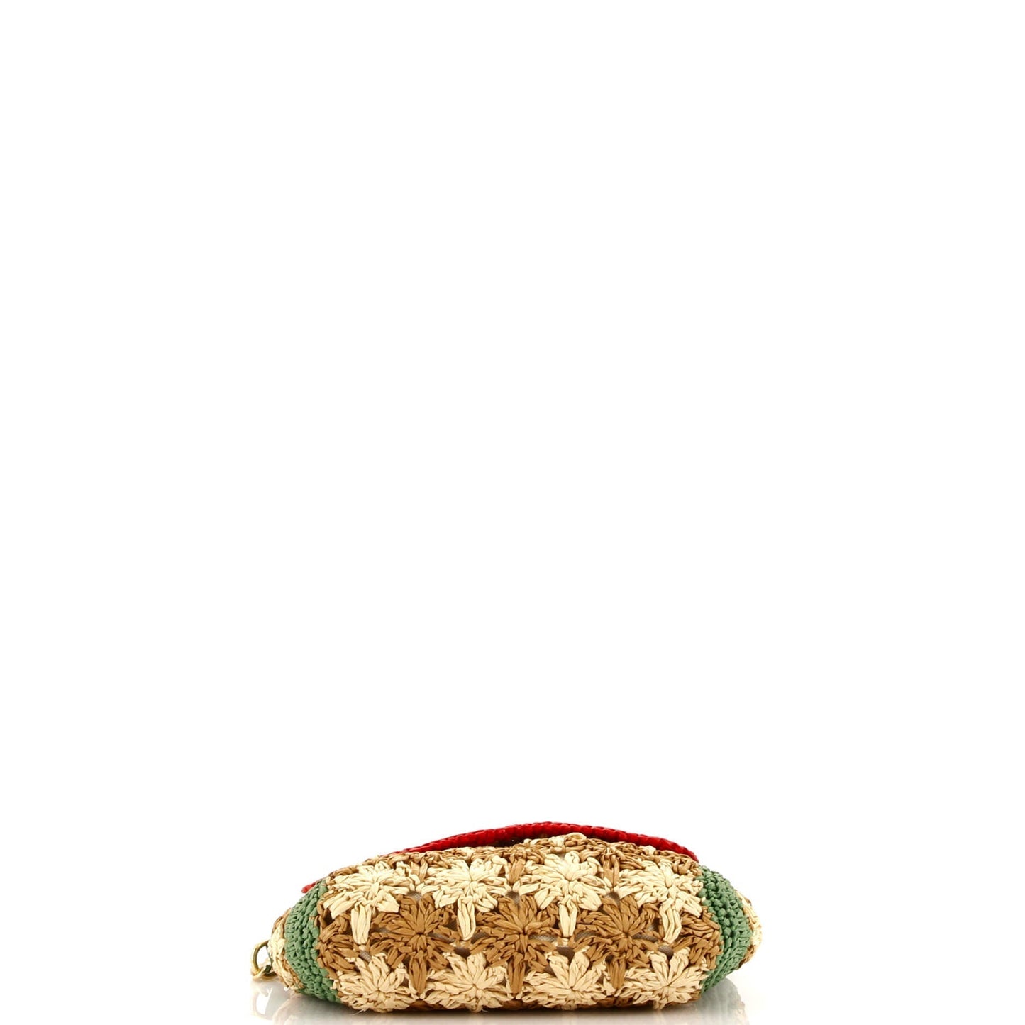 GG Marmont Flap Bag Raffia Small