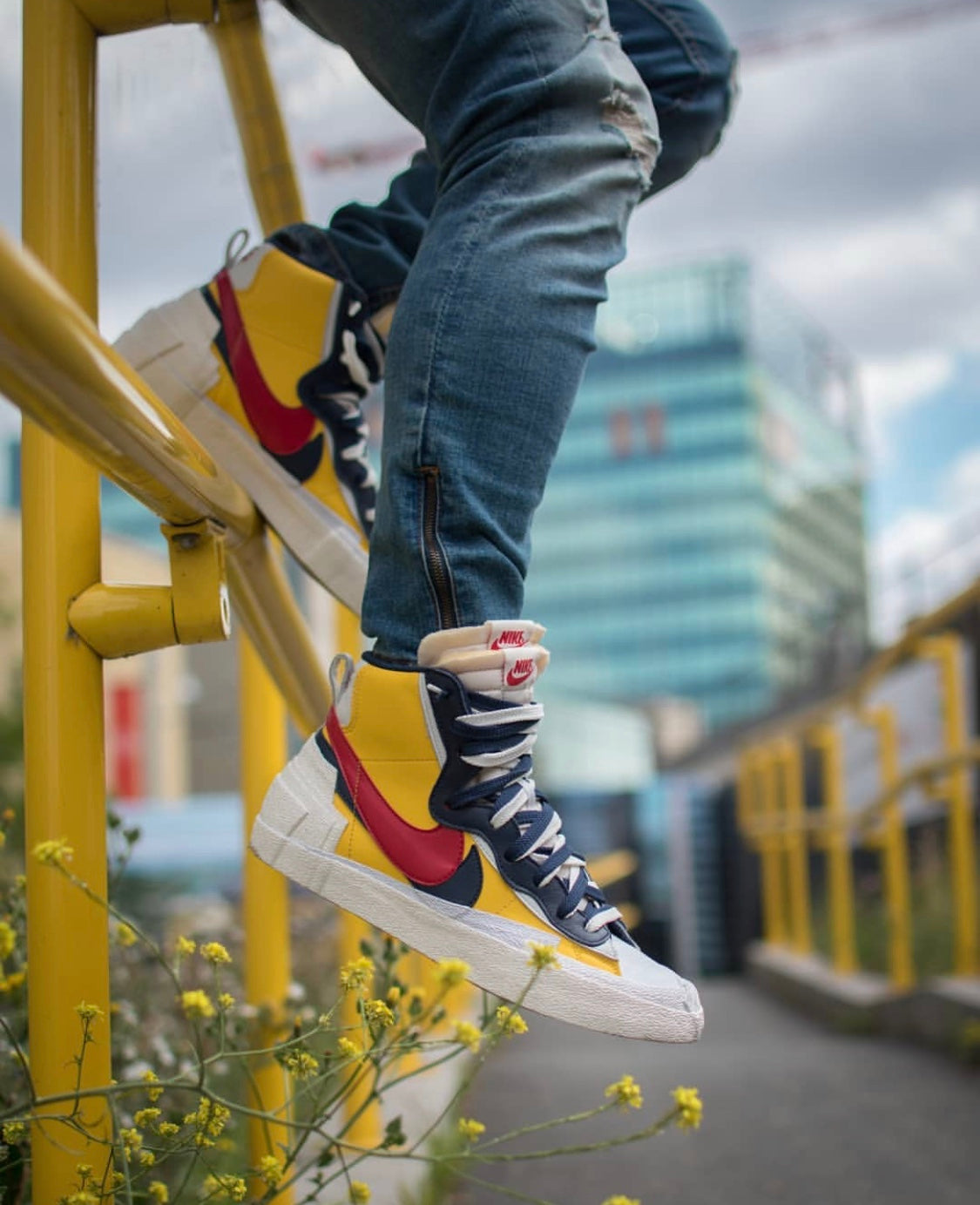GLM - NKE Blazer Yellow Red