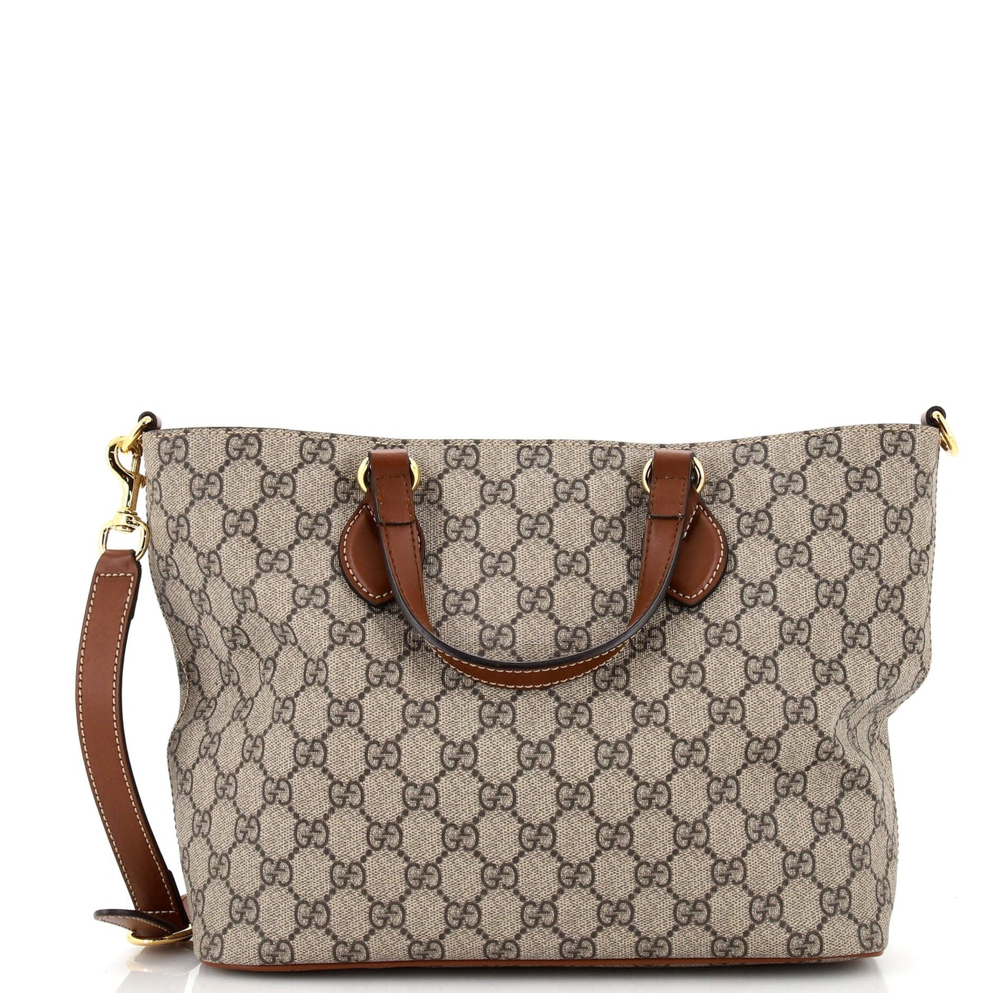 Convertible Soft Tote GG Coated Canvas Small