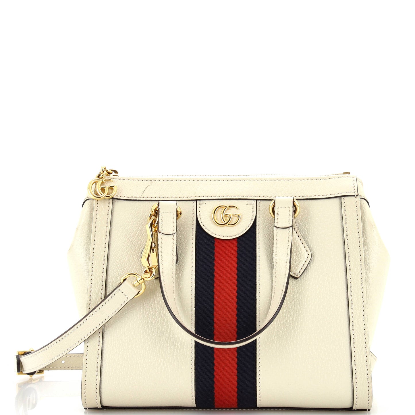 Ophidia Top Handle Tote Leather Small