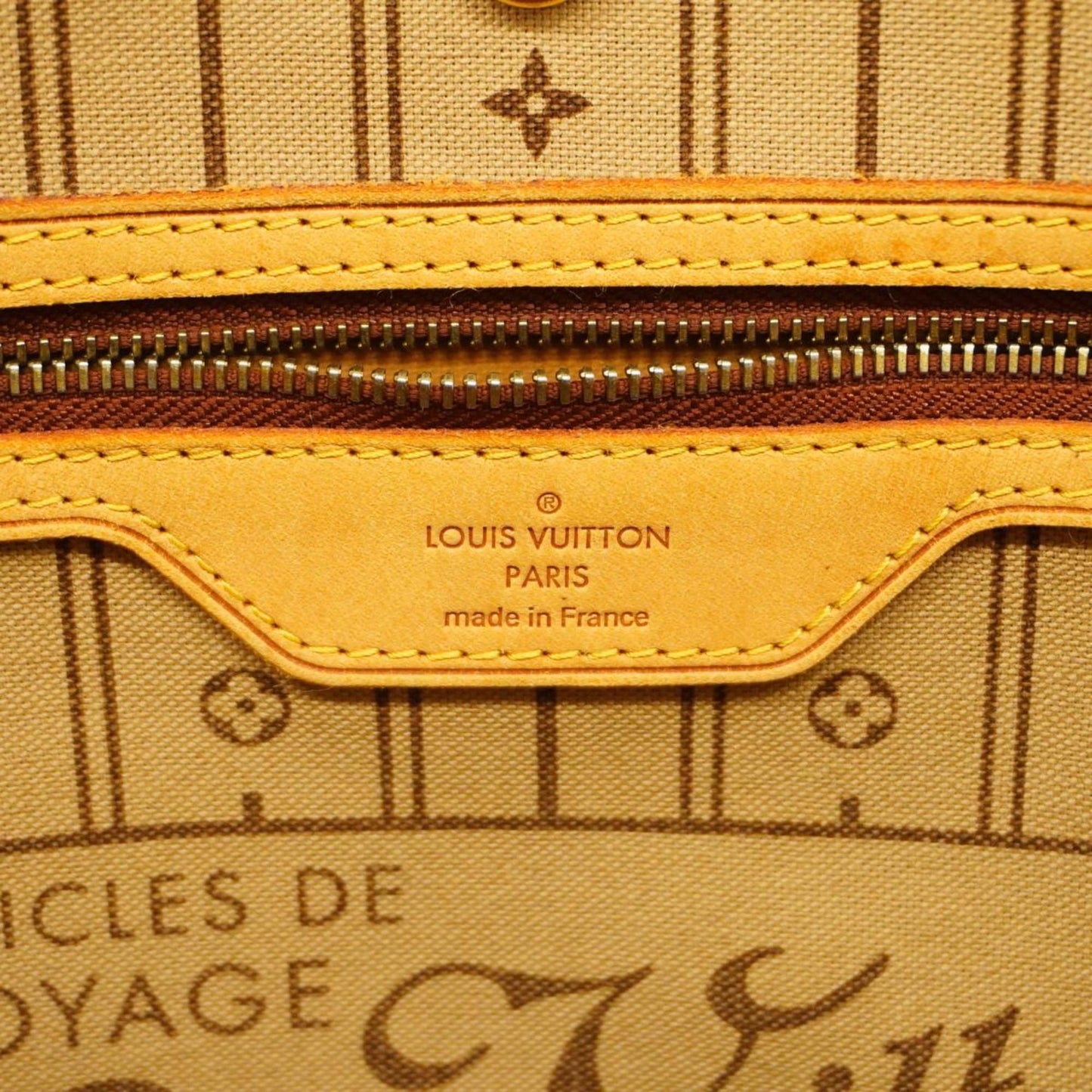 Louis Vuitton Neverfull Mm  Canvas Tote Bag ()