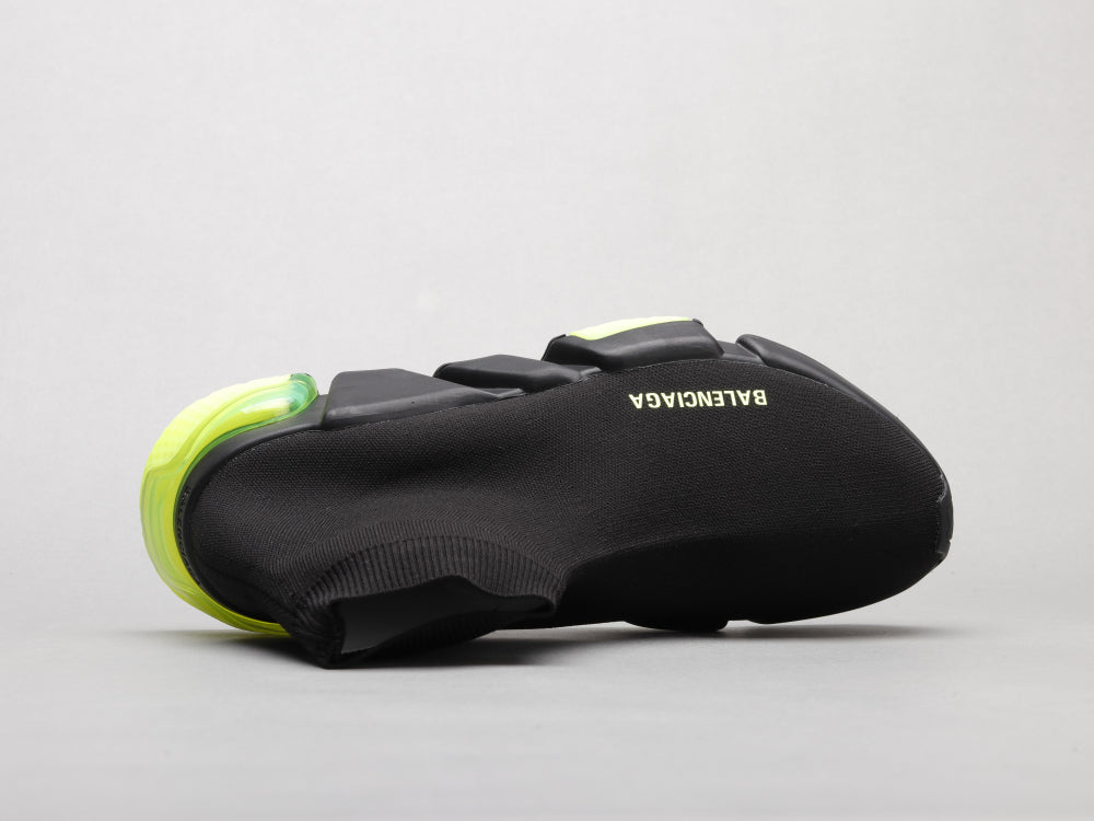GLM - Bla Socks Air Cushion Black Green Sneaker