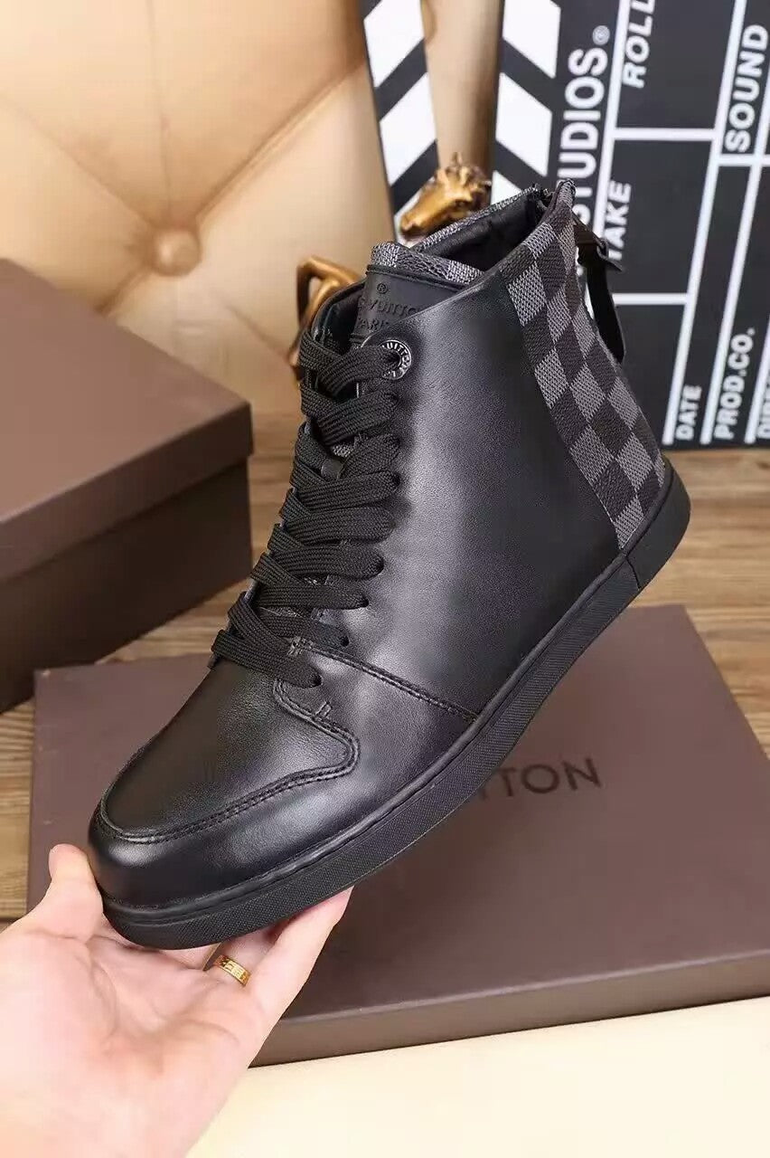 GLM - LUV HIgh Top Black Sneaker