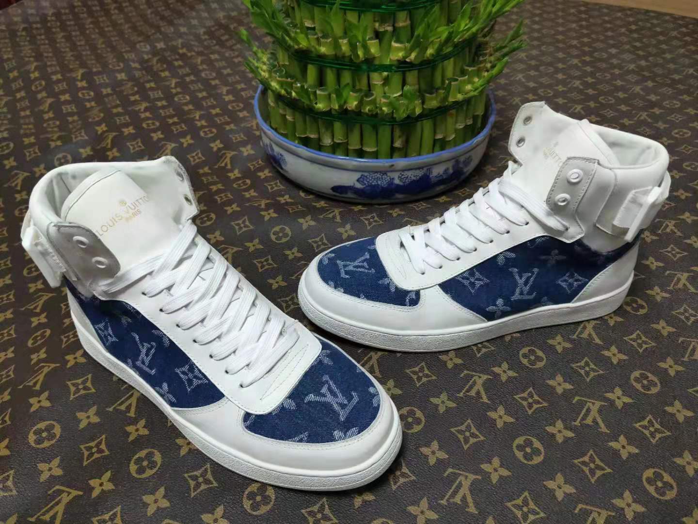 GLM - Luv Rivoli White Blue Sneaker
