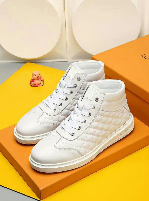 GLM - LUV HIgh Top Metal White Sneaker