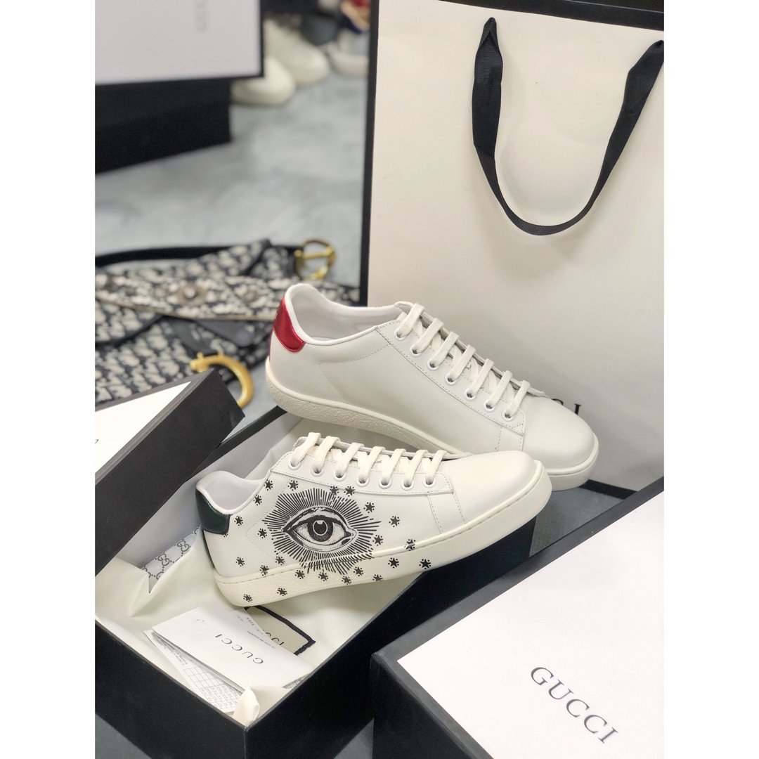 GLM-GCI  Ace with Eyes White Sneaker 104