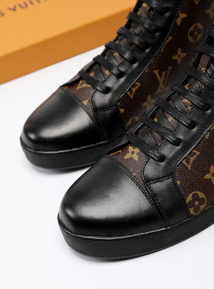 GLM - LUV High GLMnogram Brown Boot Sneaker